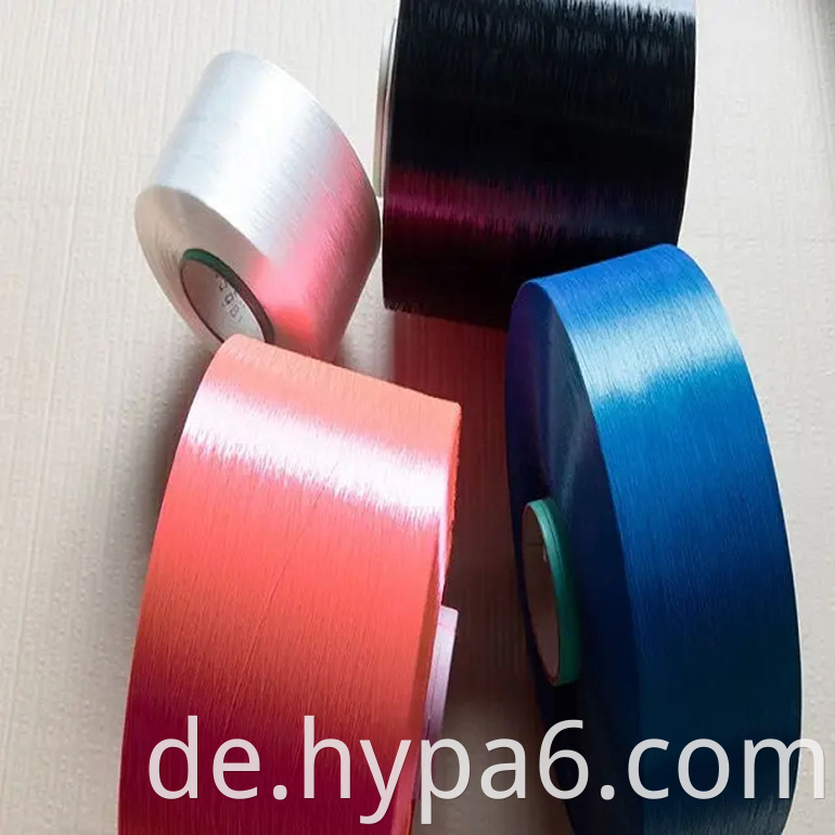 Colored nylon 6 yarn for fishing nets 210D